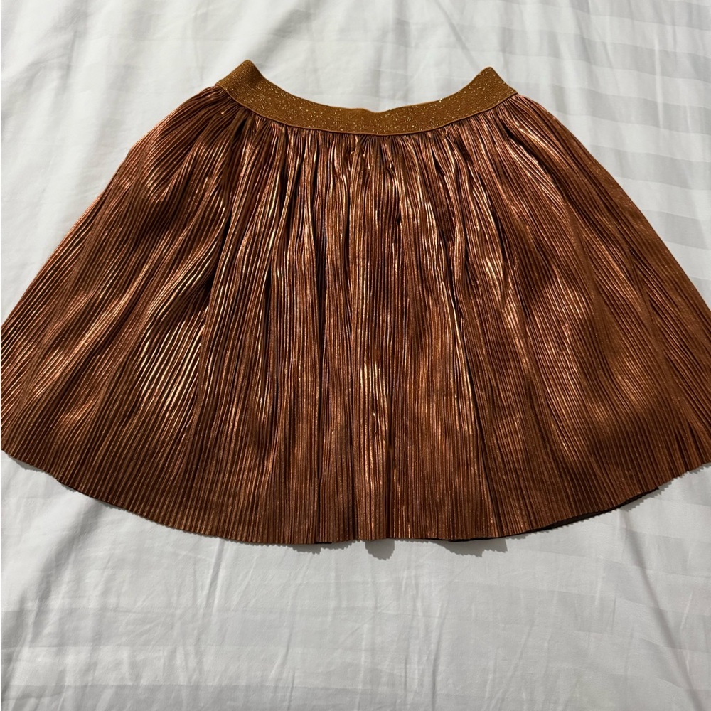 New Chic Copper A-Line Skirt